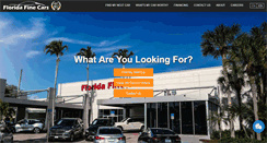 Desktop Screenshot of floridafinecars.com